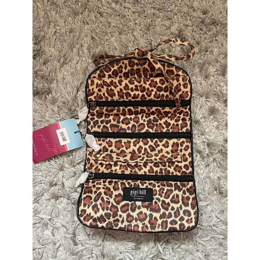 Gigi Hill Makeup Bag Jewelry Organizer Traveling Bag